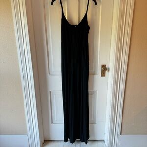 Black maxi dress
